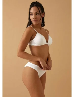 Slip brasiliana da donna Jadea art. 502 in cotone modal elasticizzato, vita bassa e tinta unita