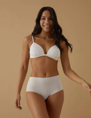 Slip midi 8011 Donna Jadea taglio laser realizzato in cotone elastico